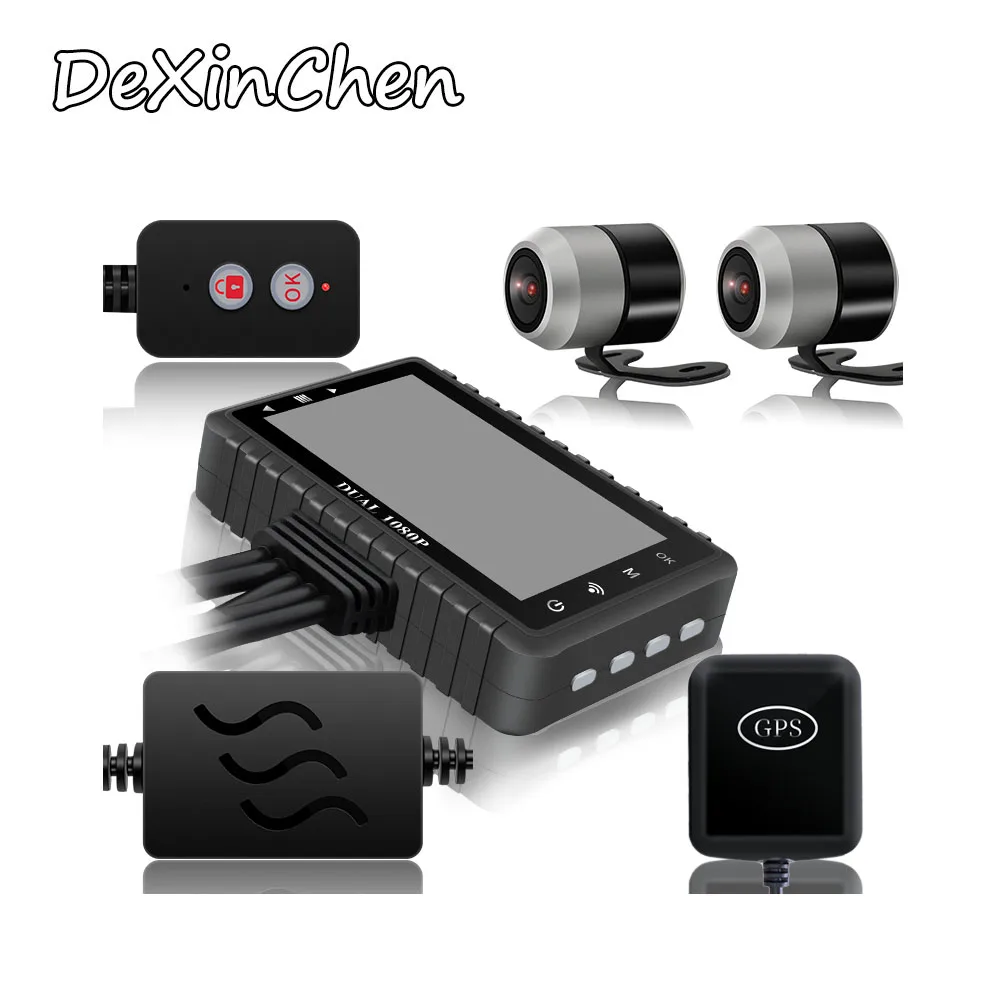 

Camera motorcycle WIFI drive recorder motorcycle GPS Dual 1080P Full HD Motorcycle DVR Dash Cam waterproof camera dvr moto