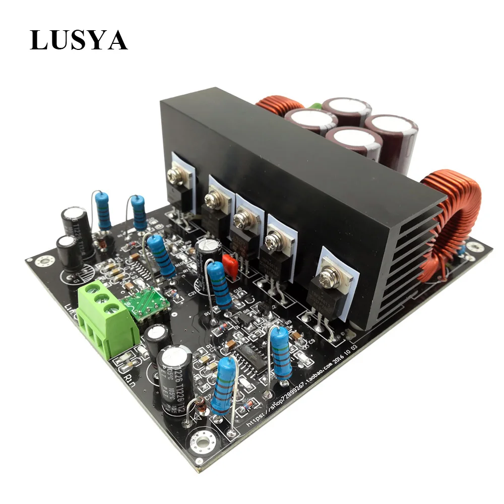 Усилитель мощности Lusya класса D HiFi IRS2092 600 Вт * 2 4 Ом стереоканальный усилитель