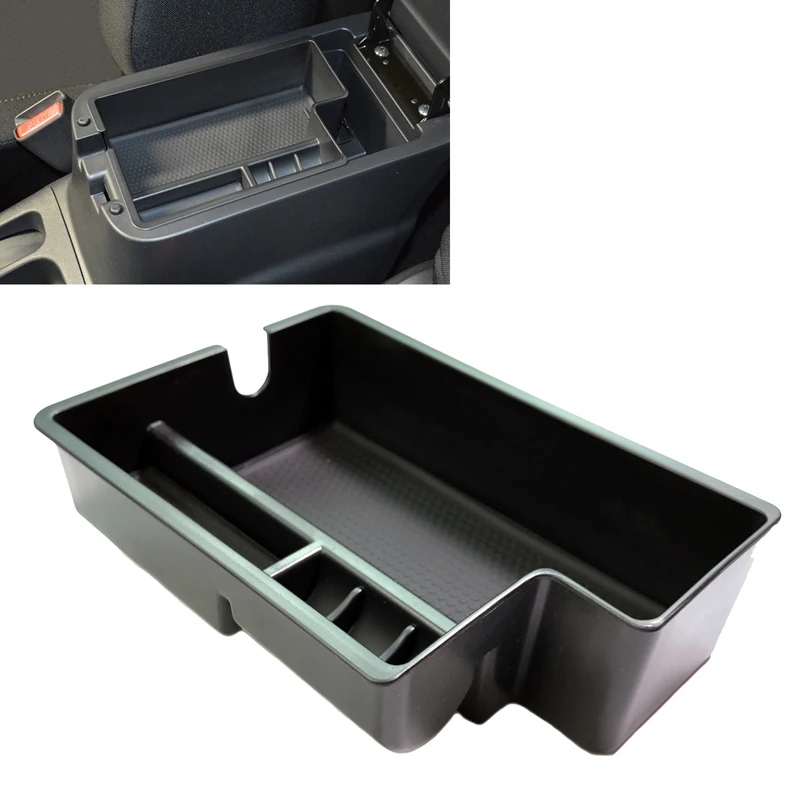 

JEAZEA Central Armrest Storage Box Tray Storage Holder For Mitsubishi Outlander SPORT RVR ASX 2010 2011 2012 2013 2014 2015