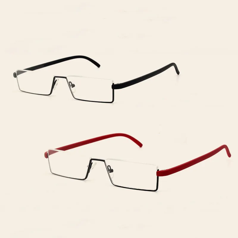 WEARKAPER Urltra-светильник, магнитные очки для чтения, антиусталость TR90, половинная оправа, портативные очки для чтения, для женщин и мужчин, диоптрий 1,0-4,0