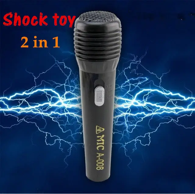 Microphone Light 2in 1Electric Shock Toys Joke Goo...