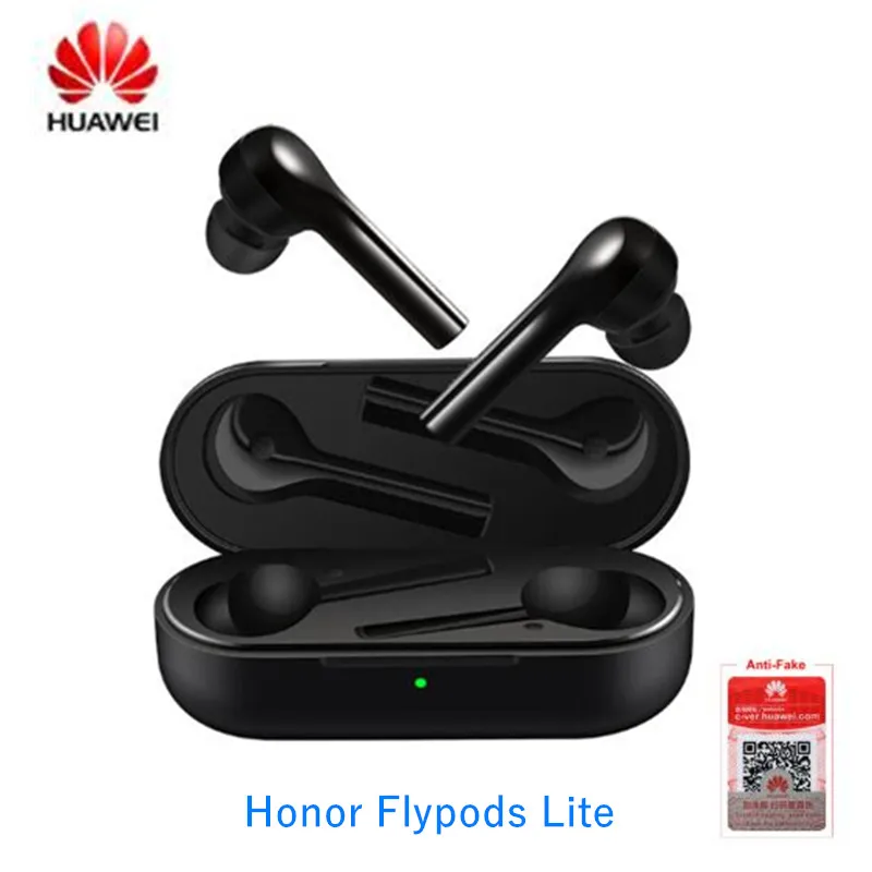 Huawei Honor Flypods Lite, беспроводные наушники Hi-Fi, IP54, водонепроницаемые, с двойным управлением, Беспроводная зарядка, Bluetooth 4,2