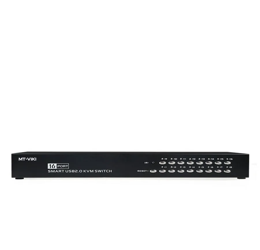 

Hot 16 Ports SMART USB 2.0 KVM SWITCH Include Cables, Button or Remote control, VGA Switch Controller, 19' Rack MT-1601UK-CH