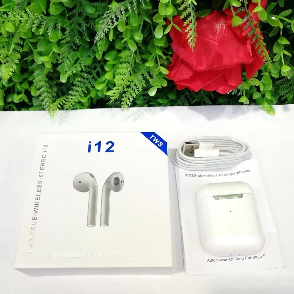 

2019 NEW i12 TWS 1:1 Air Pod Mini Wireless Bluetooth V5.0 Earphone Touch Control Binaural Call Earbuds PK i10 For iPhone Android