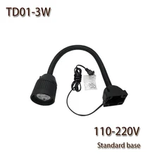 HNTD TD01 3 Вт AC110V/220 В общая база светодиодный светильник с мягким стержнем ЧПУ рабочий светильник Светодиодный точечный светильник s дешево и отлично