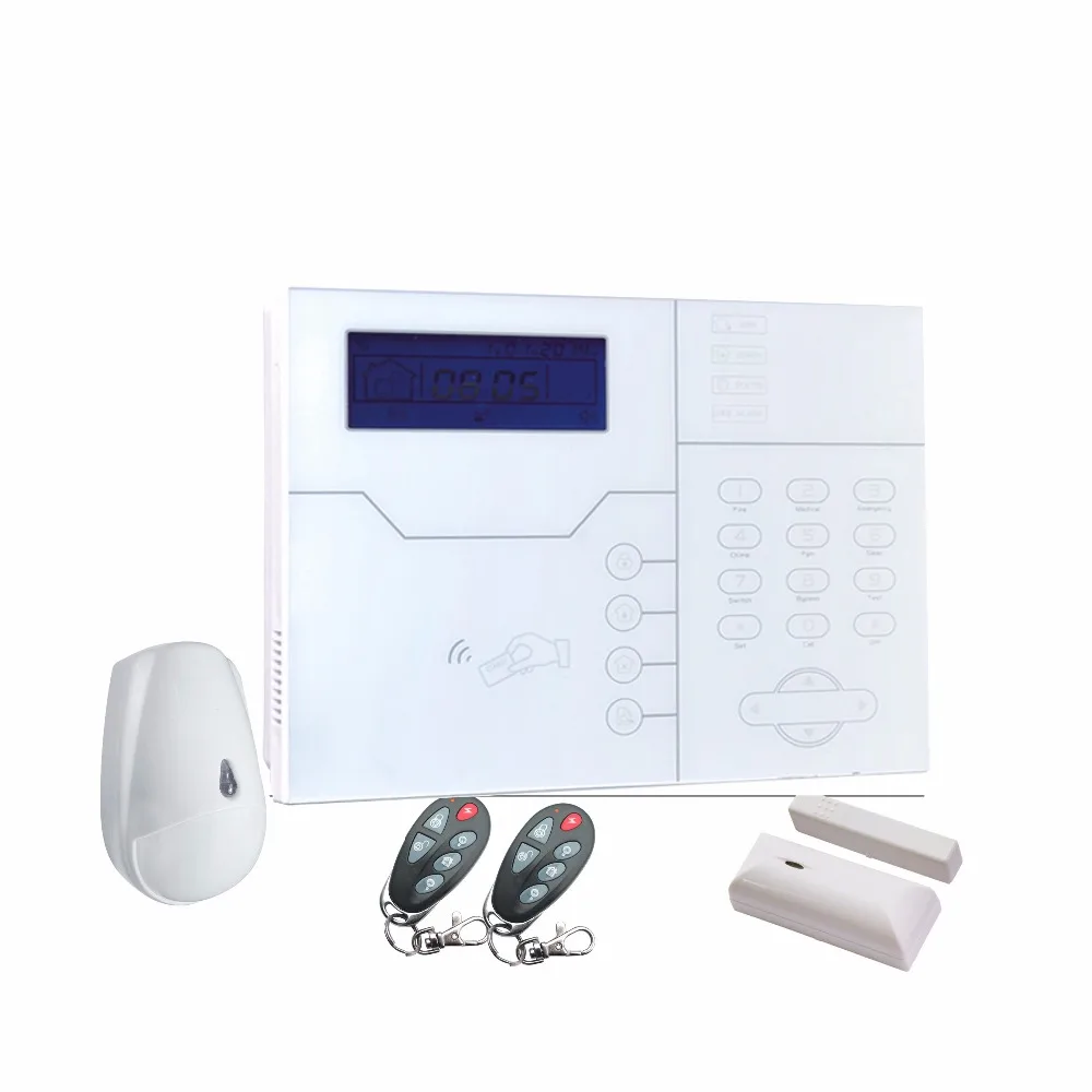 Focus ST-VGT French menu voice TCP IP GSM GPRS home alarm system Web IE mobile APP control burglar alarm system CID alarm