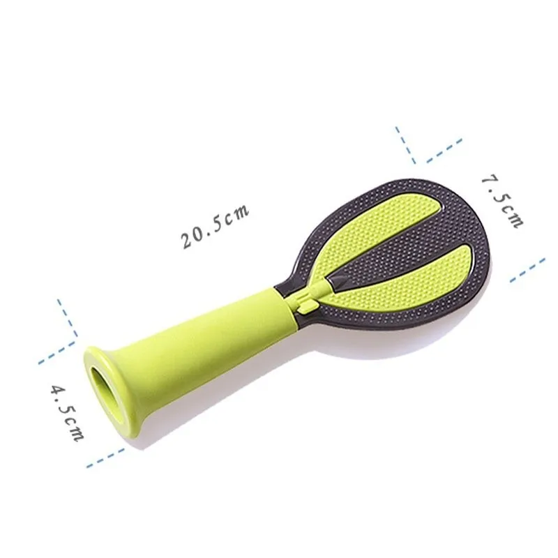 Honana KT-029 Multifunction Food Spoon Practical Vertical Non-stick Spoon Egg Whisk Wash Rice Sieve Creative Spoon Kitchen Tool