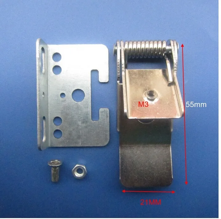 Производитель никелированный светодиодный зажим Весна с крепежом металлический зажим для панели