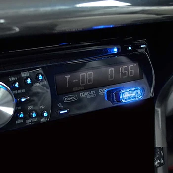 

Car Lamp Truck USB Ambient Port Lighting 20000 hours Blue 20*16mm Dash Storage Box Rear Armrest Dongle Plug-In