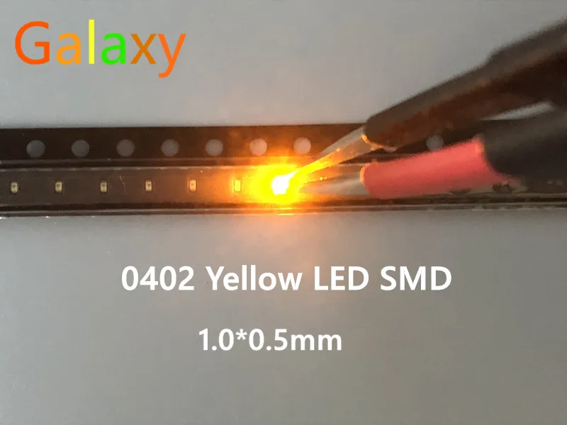 100PCS SMD SMT 3528 Yellow Super bright Yellow LED lamp Bulb NEW