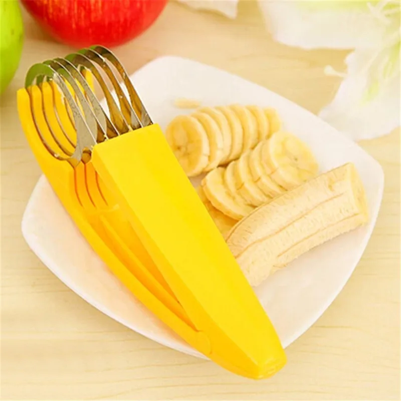 Stainless Steel Banana Cutter Fruit And Sausage Slicer For Kitchen | Free Shipping | Save Up To 60% On Discount