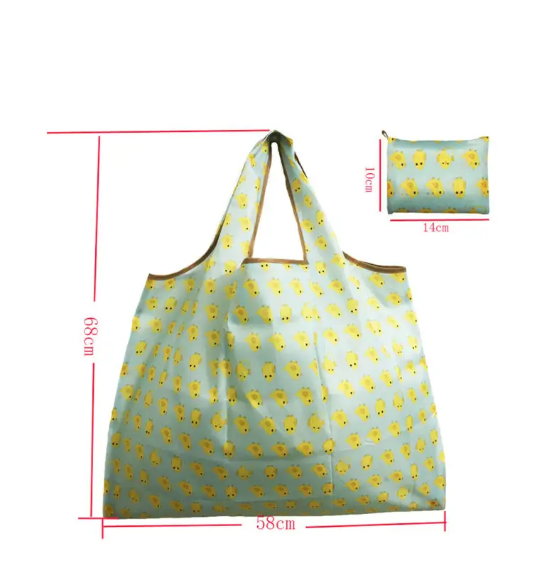 Женская эко хозяйственная дорожная сумка-мешок через плечо сумка складные многоразовые сумки