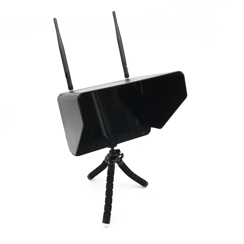 40CH 5 8G 7 дюймов 1024x600 HD FPV монитор порт встроенный литиевый аккумулятор 1800 мАч для