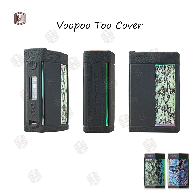 

2pcs silicone case for VOOPOO TOO 180W TC Box Drag 157W new generation skin sleeve cover protective sticker Free Delivery