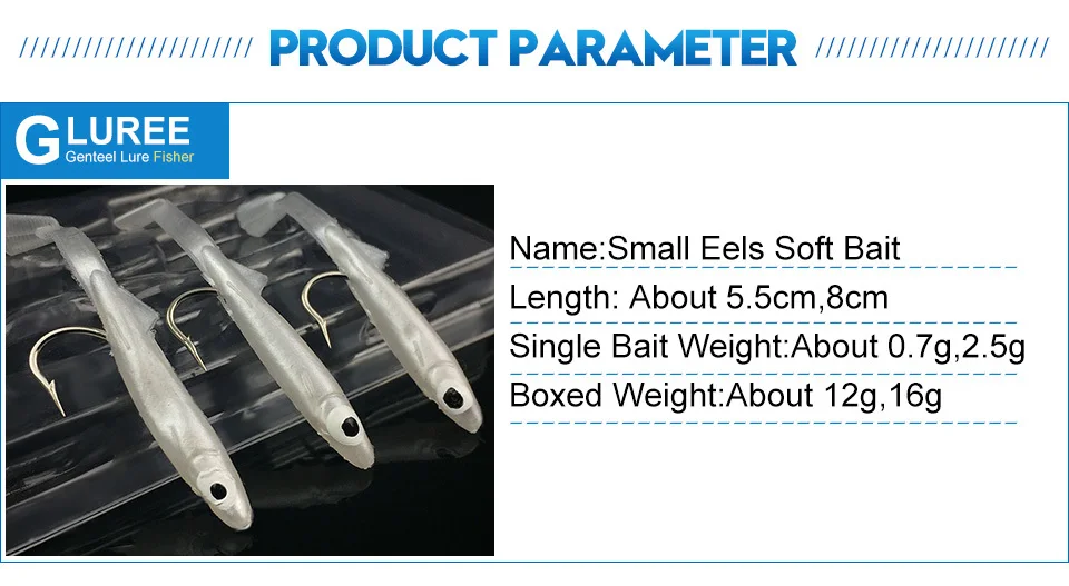 GLUREE-3PcsLot-5.5cm-8cm-Fishing-Lures-Fish-Eel-Lure-Soft-Baits-with-Hook-Small-Fish-Eel-Artificial-Bait-Fishing-Tackle_03
