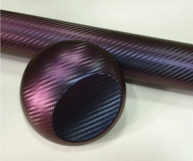 

60cmx152cm 3D So Cool Chameleon Car Sticker Fiber Vinyl Film Carbon Fiber Coating Motorcycle Car Color Body Change Color Film