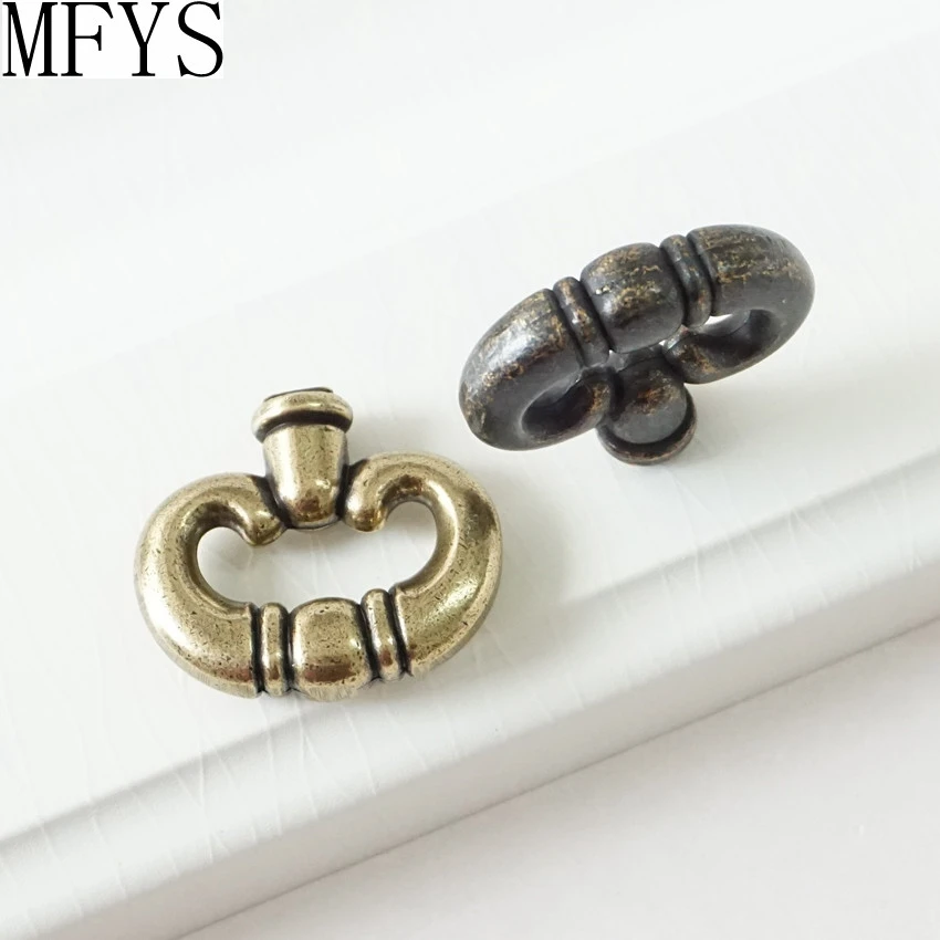 

Vintage Drawer Knobs Pull Dresser Knob Ring Handles Cupboard Knob Kitchen Cabinet Handles Knob Door Pulls Dark Antique Bronze