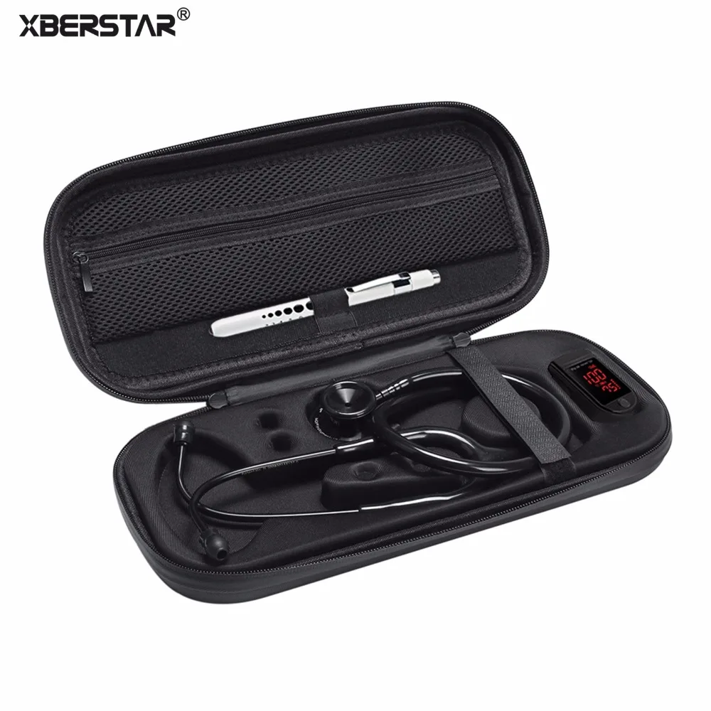 

EVA Hard Storage Carry Case Cover for MDF 3M Littmann Cardiology Stethoscopes&Fingertip Oximeter for dual lumen cardiology grade