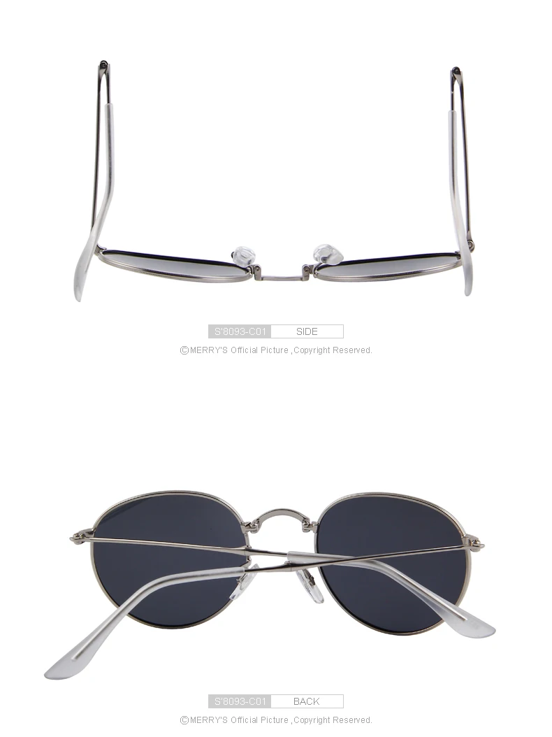 Merry's ретро женские сложенные солнцезащитные очки мужские классические Поляризованные Овальные Солнцезащитные очки S'8093