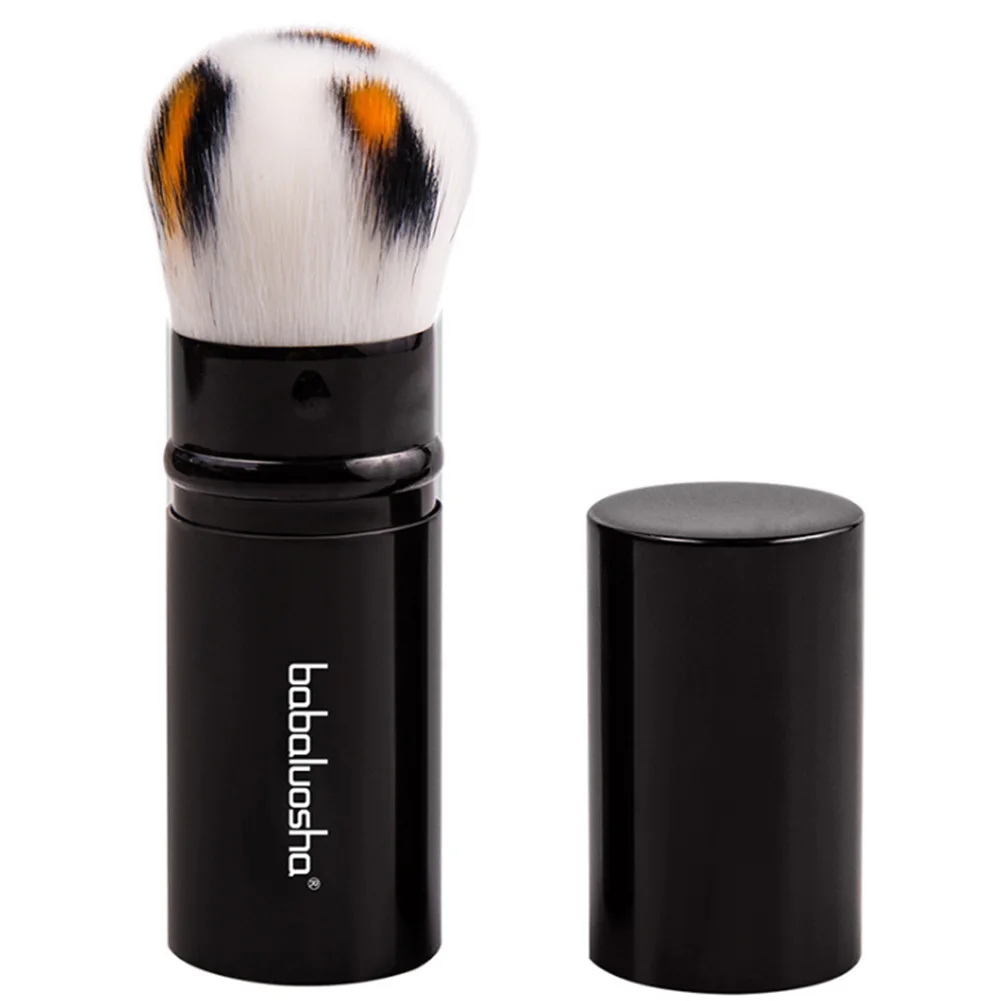 

2018 New Hot Babaluosha Flexible Blush Persian Wool Makeup Brush Powder Apply Tool with Leopard Pattern Comestic Make up