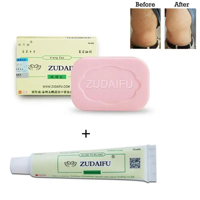 Дропшиппинг Zudaifu псориаз крем антибактериальные псориаз экзема крем массажный плюс Zudaifu травяной мыло