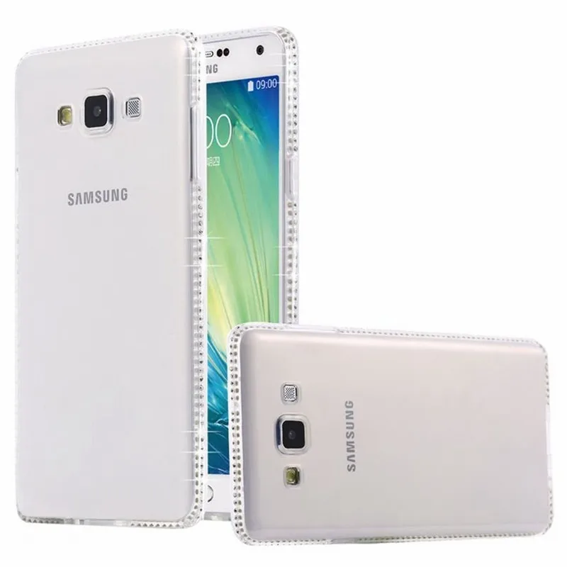 Ascromy Мягкие силиконовые ТПУ со стразами алмаз рамка задняя крышка для Samsung Galaxy S8 s 8