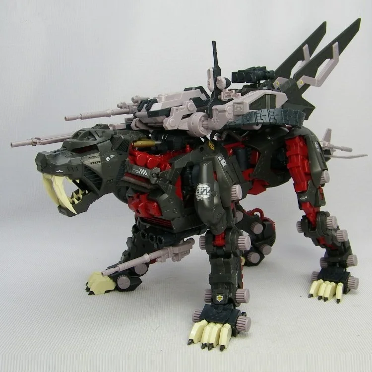 

BT Model Building Kits: ZOIDS EPZ-003 Black Great Saber Tiger 1:72 Scale Full Action Plastic Kit Assemble Model Christmas Gifts