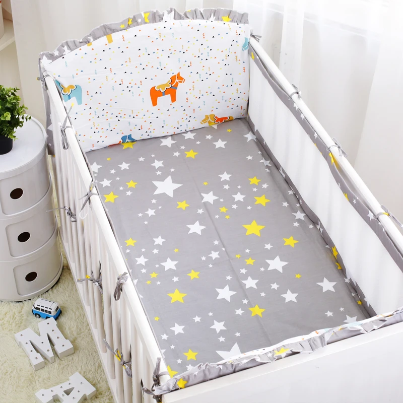 Комплект дышащего постельного белья из 6 предметов комплект летнего для детской