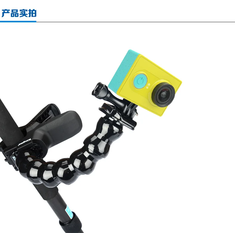 24 см голеностопное крепление Регулируемый гибкий зажим для шеи Штатив для GoPro Hero6 5 4 3 SJCAM аксессуары для камеры