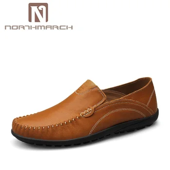 

NORTHMARCH Loafers Men's Genuine Leather Driving Shoes Breathable Men'S Casual Shoes Leather Moccasin Mens Chaussure Homme Cuir