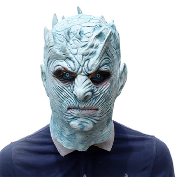 

Game Of Thrones Halloween Mask Night's King Walker Face NIGHT RE Zombie Latex Mask Adults Cosplay Throne Costume Party Mask