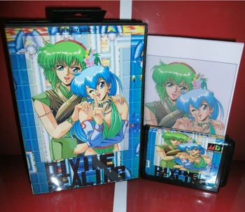 

Divine Sealing - MD Game Cartridge Japan Cover with box and manual For Sega Megadrive Genesis Video Game Console 16 bit MD card
