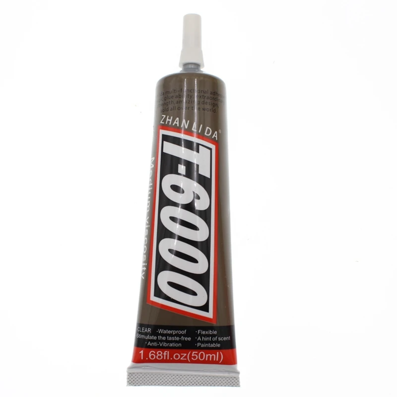 T6000 50mL Glue Epoxy Resin Clear Adhesive Heat Resistant Glass Crystal Jewelry DIY Crafts Non-flammable