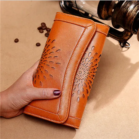 

2019 new leather ladies wallet female short student Korean version of the multi-function mini purse driving license wallet
