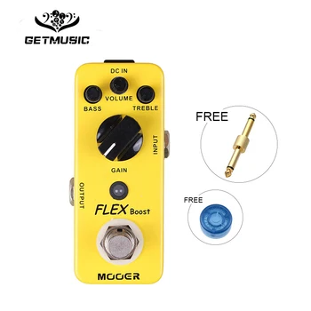 

Mooer Flex Boost Guitar Effect Pedal Wide Gain Range Boost Full Metal Shell True Bypass With Free Connector and Cover Cap