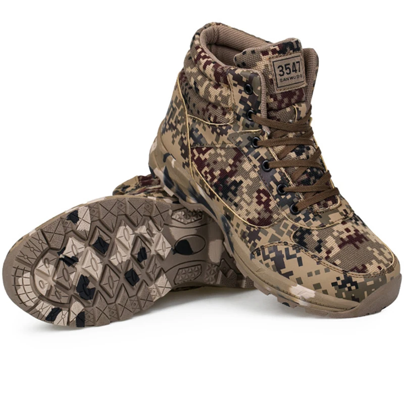 

Winter Outdoor Tactical Boots Sport Men's Shoes for Travel Climbing Boots Men Mountain Hiking Boots Waterproof Hunting Shoes