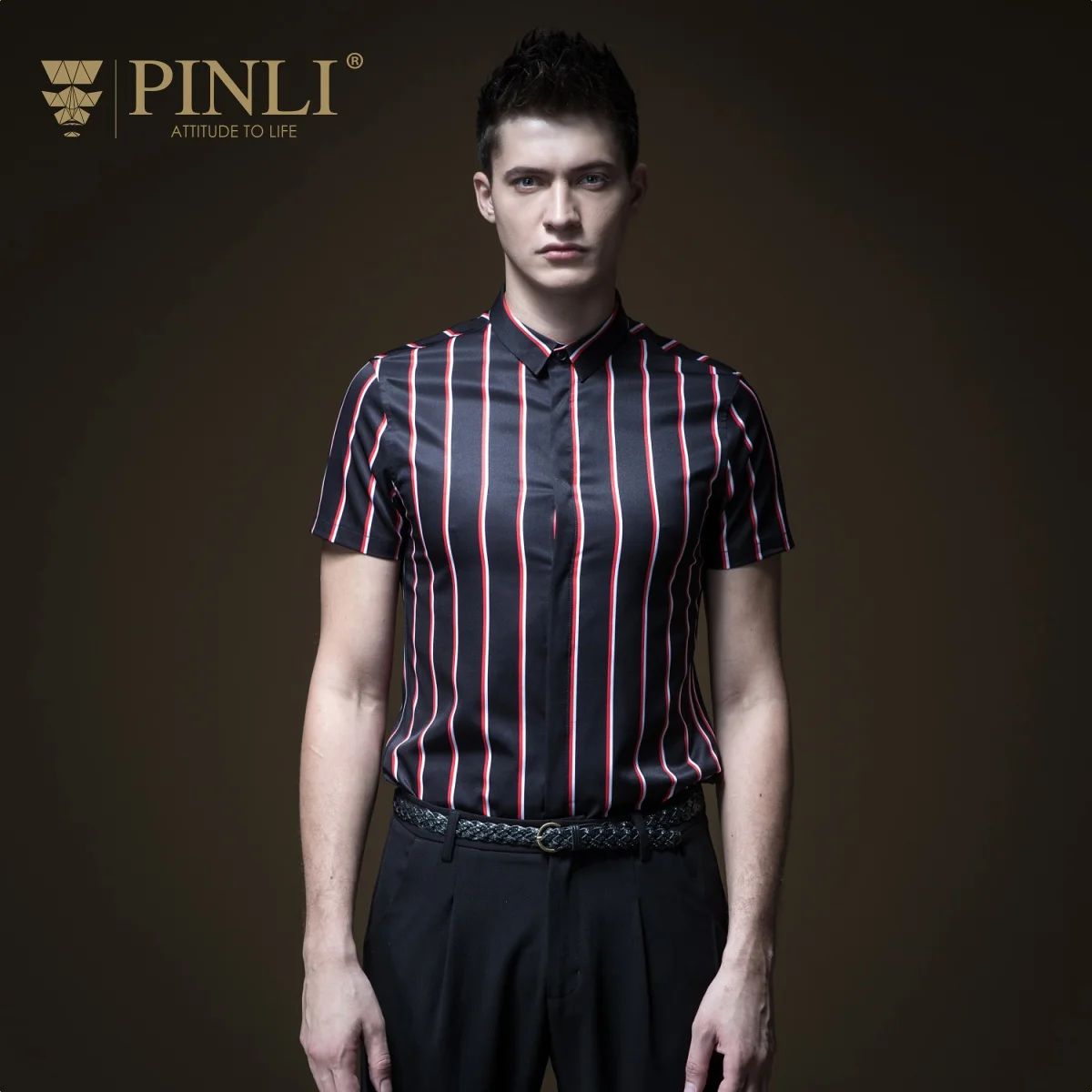 2018 Camisa Social Product новая летняя популярная куртка в полоску для молодых мужчин