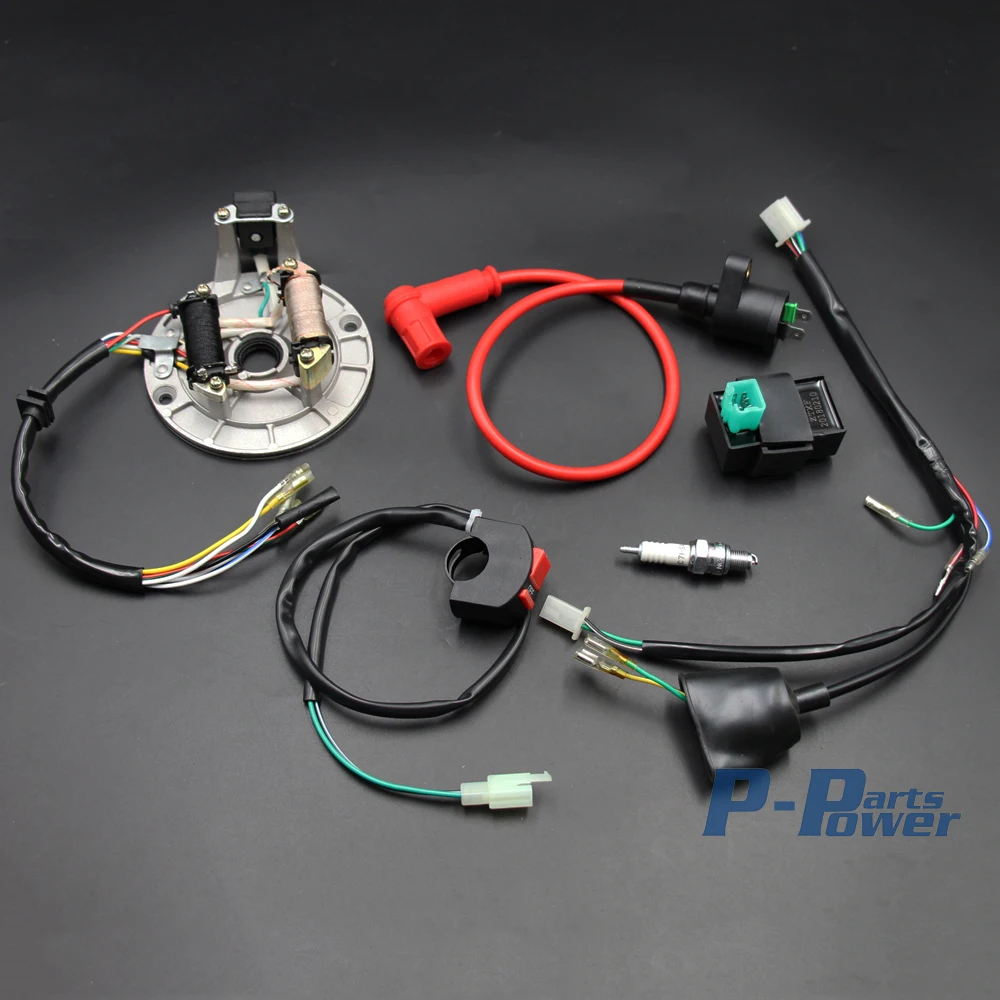 Full Kick Start Engine Wiring Harness 50cc 70cc 90cc 110cc 125cc Dirt