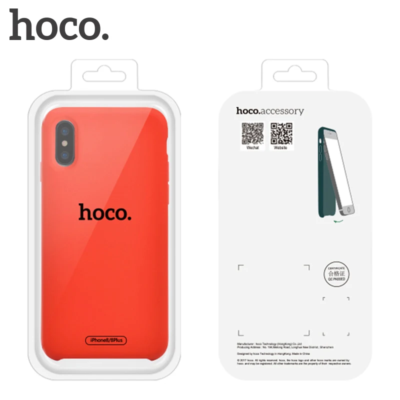 HOCO чехол для iphone X XR все включено Силикон+ PC конфеты красочные простые Роскошные бизнес для Apple iphone XS MAX задний чехол s