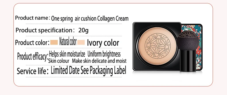 YZC бренд воздушная Подушка BB крем для восстановления цвета крем Основа жидкий макияж консилер и Осветление кожи