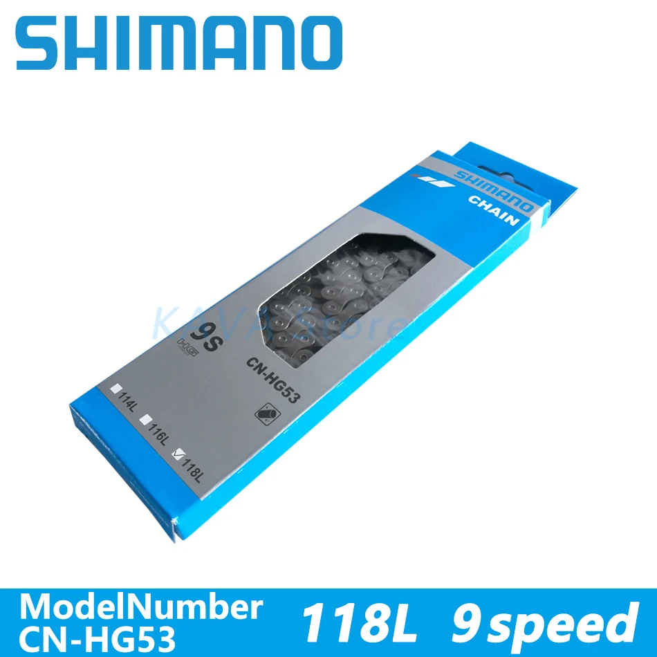 Shimano Alivio CN HG53 Deore Tiagra супер узкая HG 9 скоростная велосипедная цепь 112L118L звенья M4000