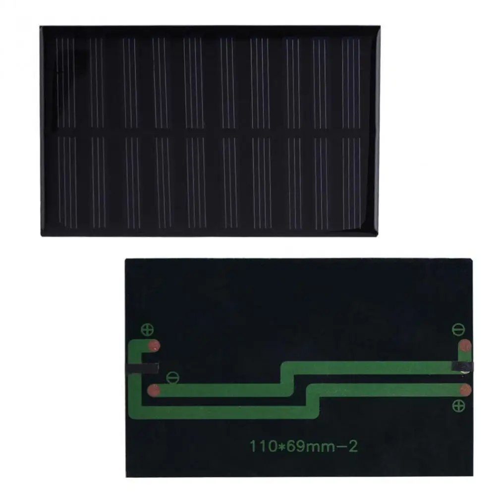 110*69 ملليمتر مصغرة 5 فولت 1.25 واط الألواح الشمسية DIY المحمولة ل الهاتف الخليوي لعبة تهمة في الهواء الطلق أدوات