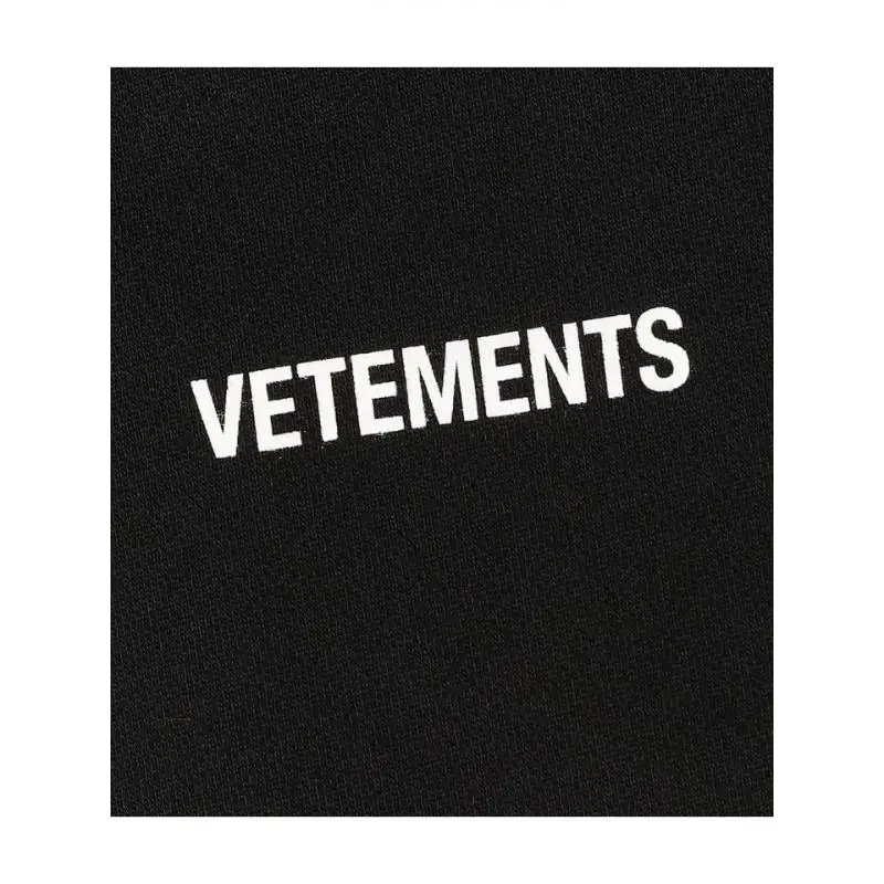 Black Casual Vetements Hoodies Men Women Loog Sleeve Big tag High Quality Embroidery Autumn Winter Vetements Hoodies New