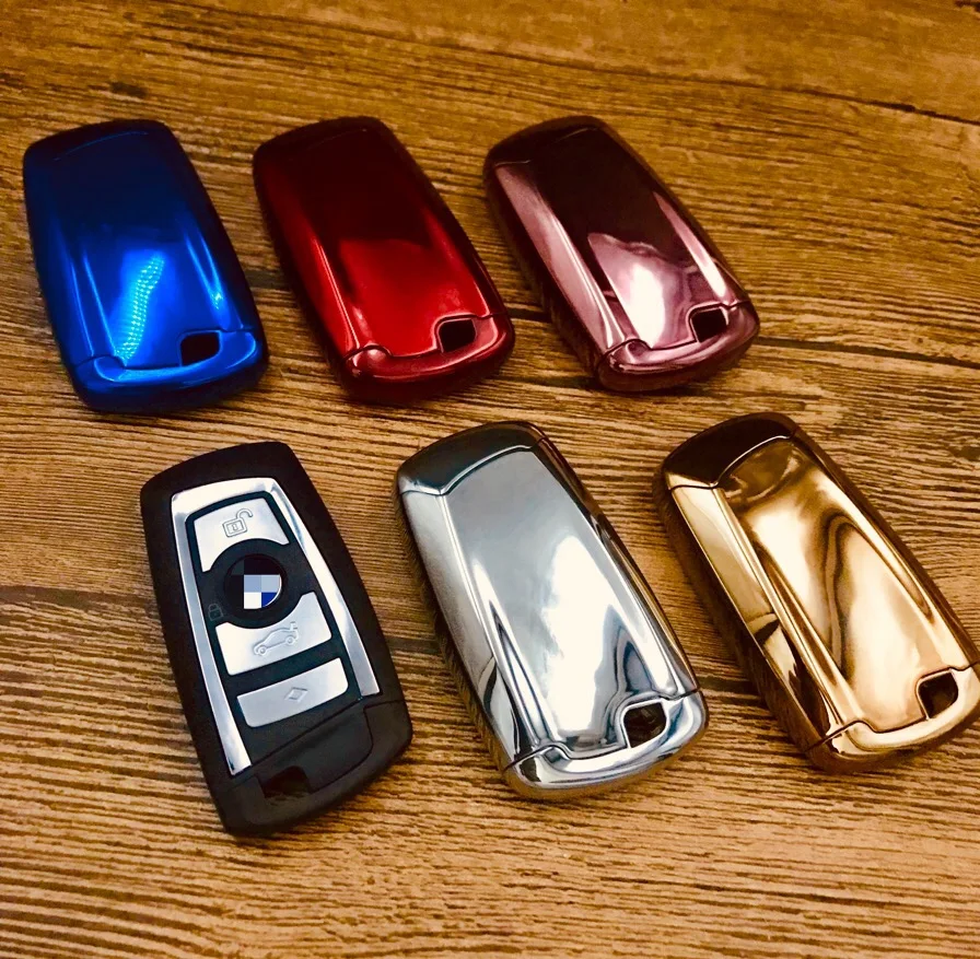 

New arrival Waterproof soft Protection TPU full Cover Key Case/bag for BMW E70 E71 E90 F10 F30 F34 X1 X3 X4 X5 X6 X7 key shell