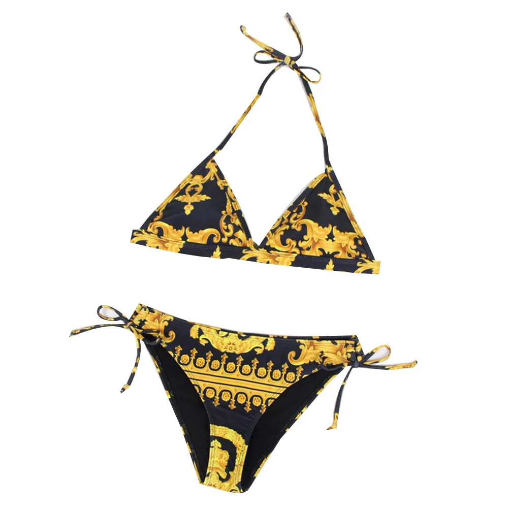 

Floral Print Bikini Set Swimsuit Women Swimwear Beachwear Bathing Suit