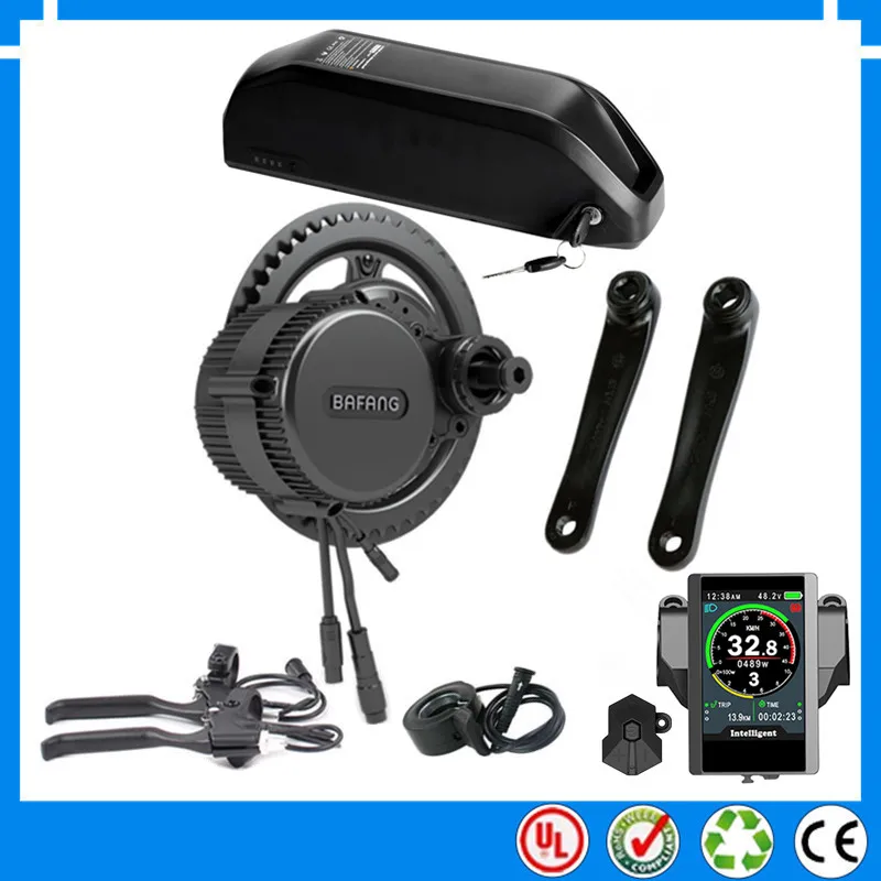 Bafang 36V 500W BBS02 BBS02B Средний диск e велосипед мотор для переделки электрического