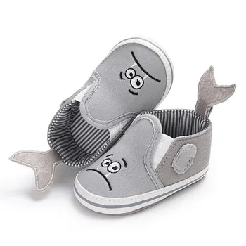 

2018 Fashion Toddler Baby Boys Girls Shoes Cute Cartoon Animal Loafers Crib First Walkers Newborn Infant Soft Sole Prewalkers Q