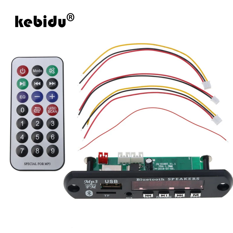 Плата аудио-декодера kebidu MP3 декодер беспроводной модуль платы Bluetooth 4 1 mp3-плеер