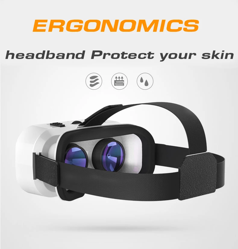 Caixa de Óculos de Realidade Polegada de Telefone 3d para 4.7 6.0 de Polegada Shinecon vr 5.0 Óculos Virtual vr de Telefone - Image 5