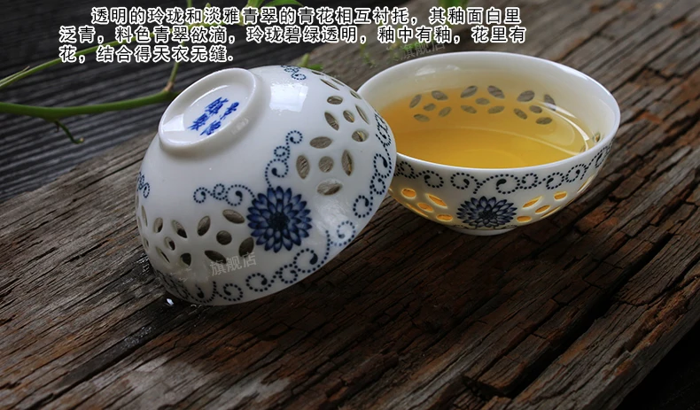 Exquisite Tea Set Bone China,Kung fu tea set,Travel Ceramic Tea Set,One Gaiwan 120 ml & Two cups